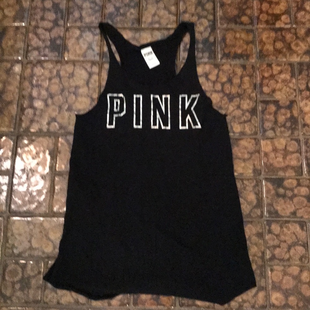 Pink racer back tank